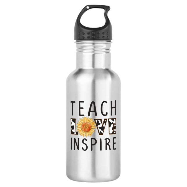 Teach Love Inspire 710 Ml Water Bottle (Front)