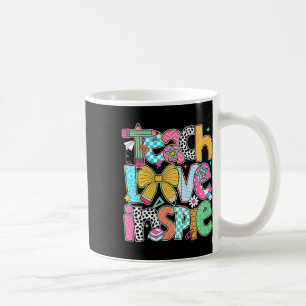 Teach Love Inspire Back To School Teacher Kids Boy Coffee Mug