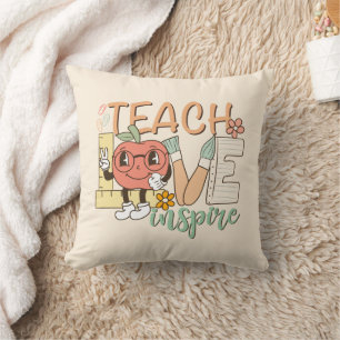 Teach Love Inspire – Cute School Supplies Cushion
