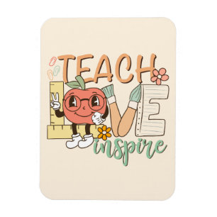 Teach Love Inspire – Cute School Supplies Magnet