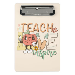 Teach Love Inspire – Cute School Supplies Mini Clipboard