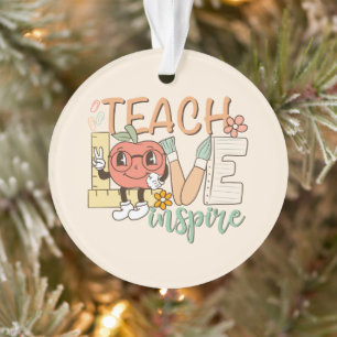 Teach Love Inspire – Cute School Supplies Ornament