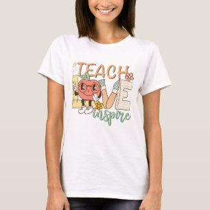 Teach Love Inspire – Cute School Supplies T-Shirt