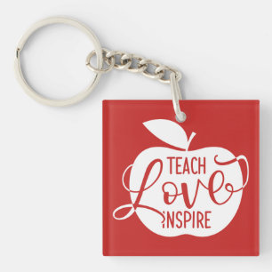 Teach Love Inspire Key Ring