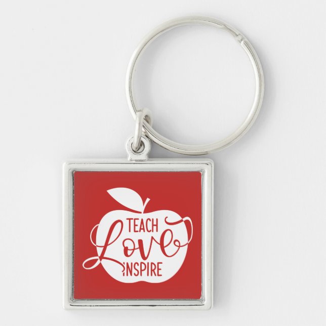 Teach Love Inspire Key Ring (Front)