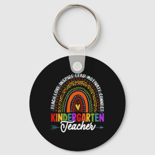 Teach Love Inspire Kindergarten Teacher Byck To Sc Key Ring