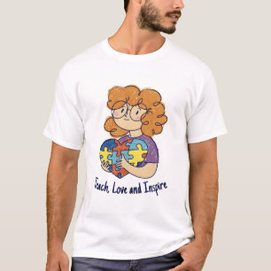 Teach Love Inspire Paraprofessional Art T-Shirt