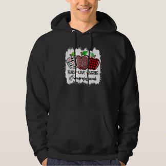 Teach Love Inspire Paraprofessional Back To School Hoodie
