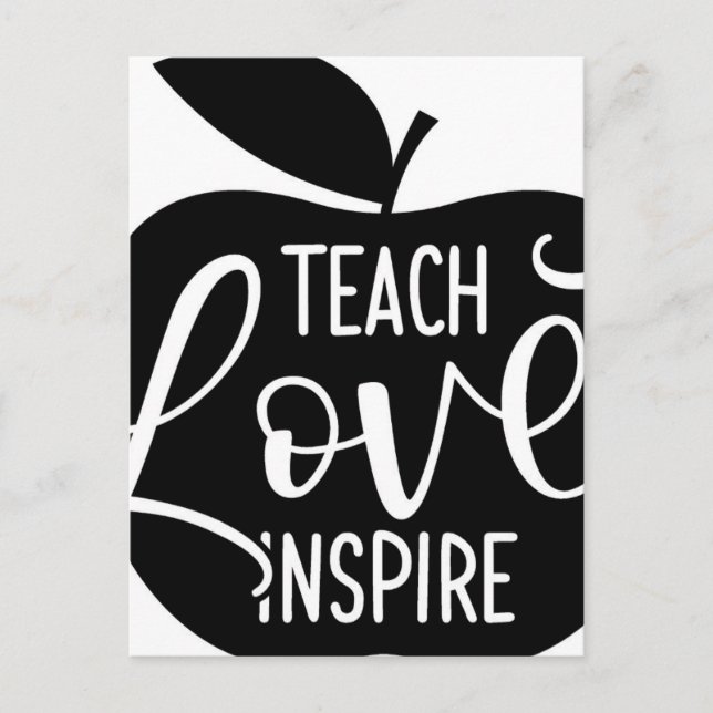 Teach Love Inspire Postcard (Front)