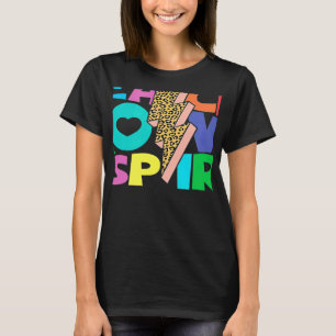 Teach Love Inspire SPED Leopard Print Groovy Teach T-Shirt