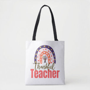 Teach, Love, Inspire Teacher Appreciation Tote Bag