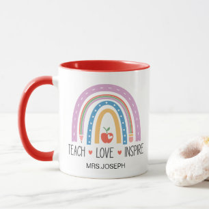Teach Love Inspire Teacher  Mug