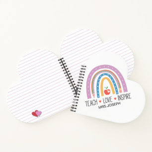 Teach Love Inspire Teacher Notebook