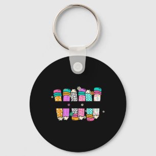 Teach Love Inspire Teacher Pencil Back To School F Key Ring