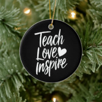 Teach Love Inspire Teacher's Day Gift Teacher Life