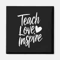 Teach Love Inspire Teacher's Day Gift Teacher Life