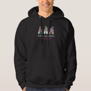 Teach Love Inspire Valentines Day Gnomes 6th Grade Hoodie