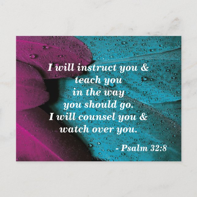 Teach Me the Way Postcard (Front)