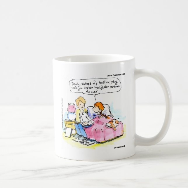 Teach Me To Read Satire Daddy Funny Coffee Mug (Right)