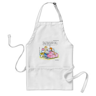 Teach Me To Read Satire Daddy Funny Standard Apron