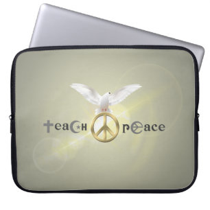 Teach Peace 15" Laptop Sleeve