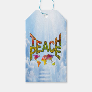 Teach Peace Gift Tags