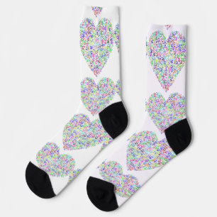Teach Peace Heart Thunder_Cove Socks