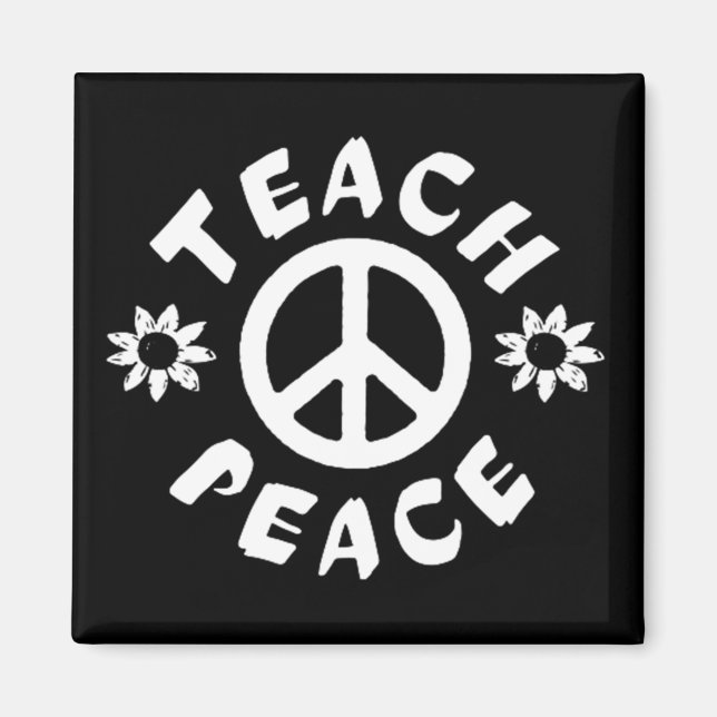 Teach Peace Magnet (Front)