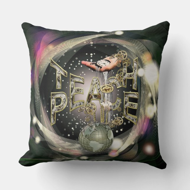 Teach-Peace  Movement Cushion (Front)