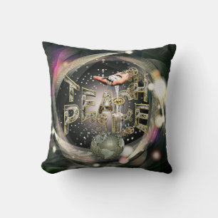Teach-Peace Movement Cushion