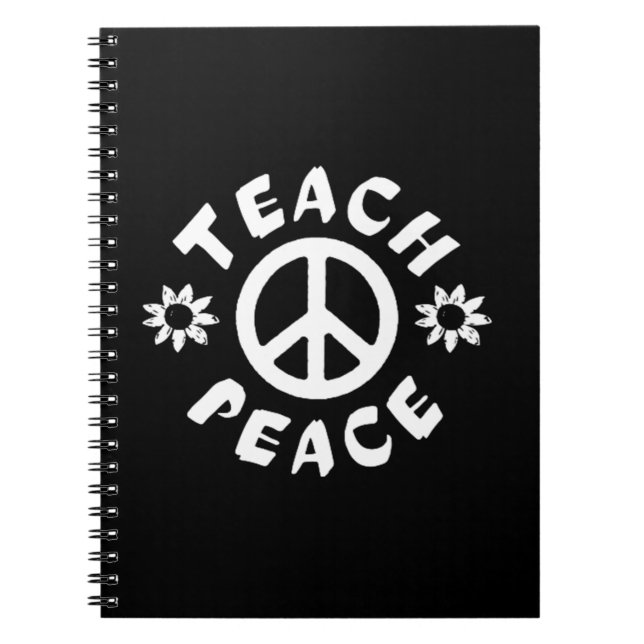 Teach Peace Notebook (Front)