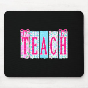 Teach teacher funny back to school happy first day mouse pad