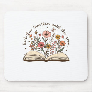 Teach Teacher Wildflower Ck To School First Day Of Mouse Pad
