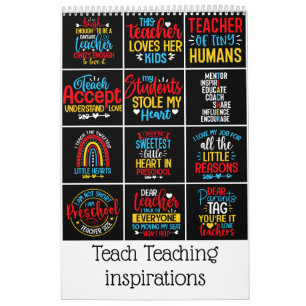 Teach teaching inspirations calendar