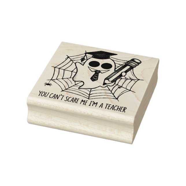 Teach & Terror – Ghosts Don’t Stand a Chance Rubber Stamp (Stamp)