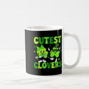 Teach the cutest clovers in patch for teacher st coffee mug