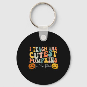 Teach The Cutest Pumpkins In The Patch Teacher Fal Key Ring