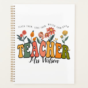 Teach Them Love Them Watch . Personalised Teacher Planner