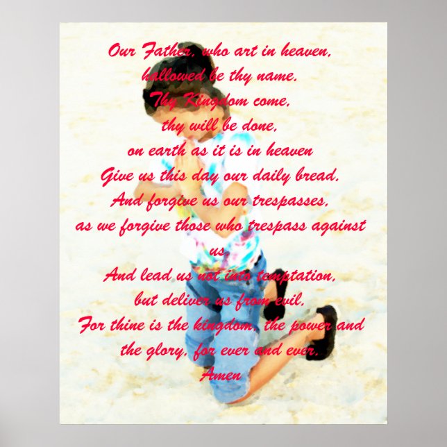 Teach us to pray...... poster (Front)