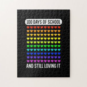 Teacher 100 Days Of School Jigsaw Puzzle