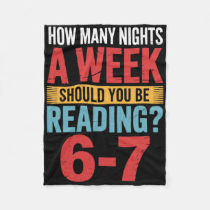 Teacher 67 How Many Nights A Week Should You Be Re Fleece Blanket