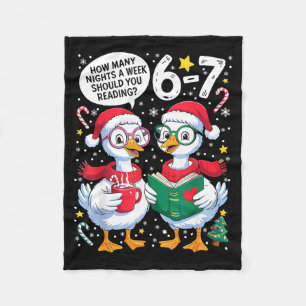 Teacher 67 How Many Nights A Week Should You Be Re Fleece Blanket