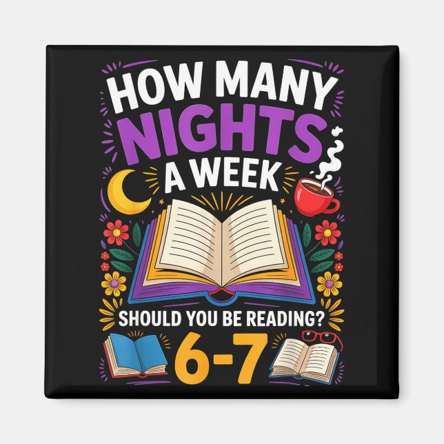 Teacher 67 How Many Nights A Week Should You Be Re Magnet (Front)