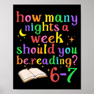 Teacher 67 How Many Nights A Week Should You Be Re Poster