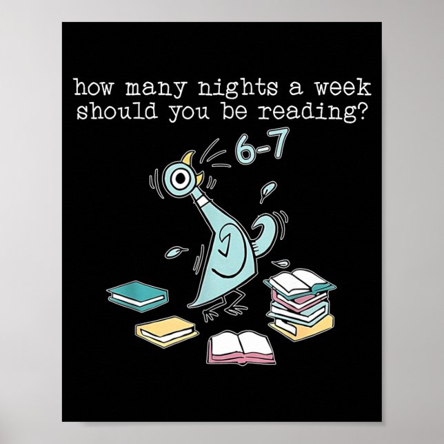 Teacher 67 How Many Nights A Week Should You Be Re Poster (Front)