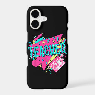 Teacher 90s Retro Colourful Teacher Back To School