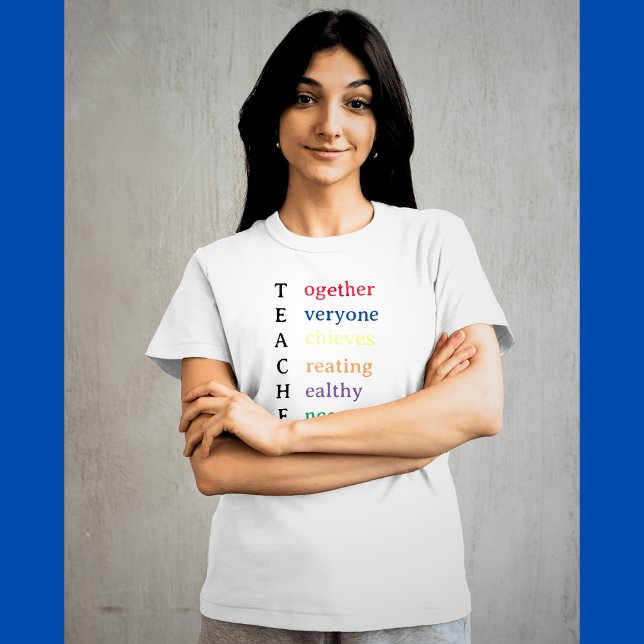 Teacher Acronym Fun Teacher Appreciation T-Shirt (Creator Uploaded)