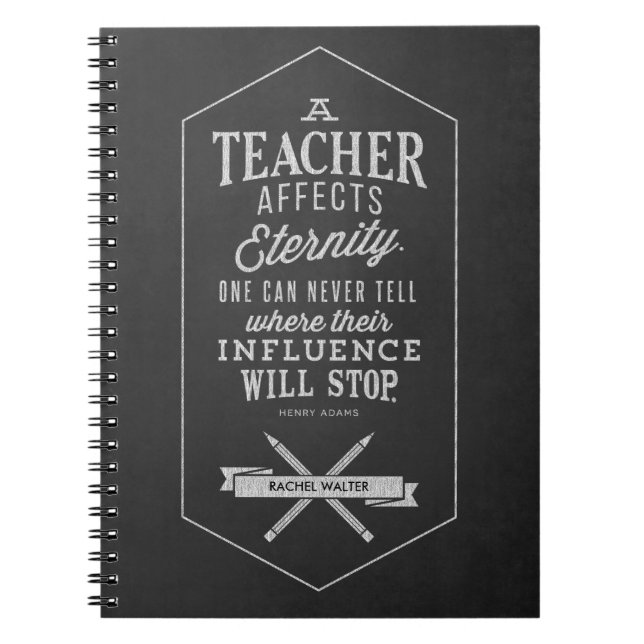 Teacher Affects Eternity Notebook (Front)
