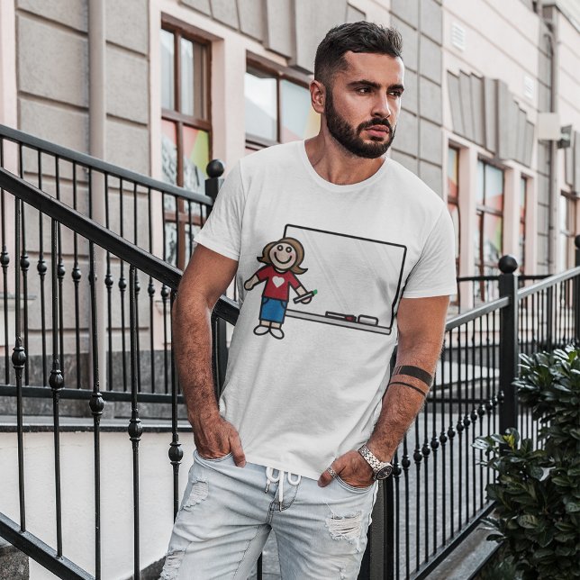 Teacher And A Whiteboard T-Shirt (Creator Uploaded)