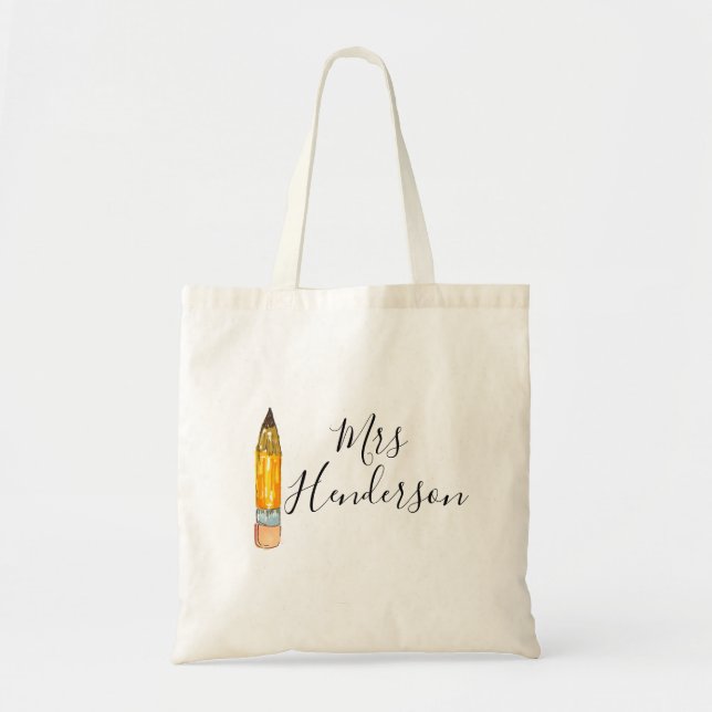 Teacher apperciation gift class tote bag (Front)